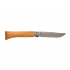 Нож OPINEL №8, нержавеющая сталь, рукоять оливковое дерево